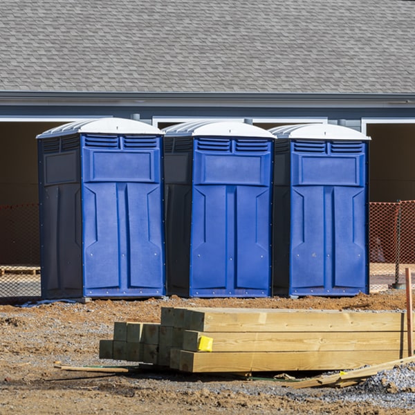 are there any restrictions on where i can place the portable restrooms during my rental period in Kent CT